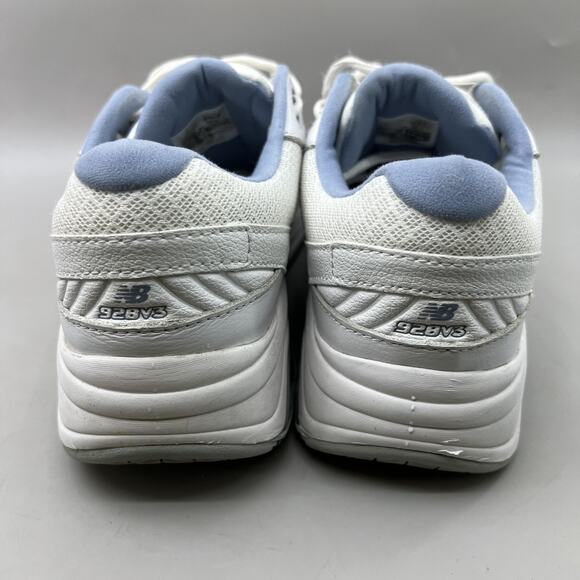 New Balance 928v3 Walking Shoes Women Size 10 White Blue Leather Comfort Sneaker - Picture 4 of 9